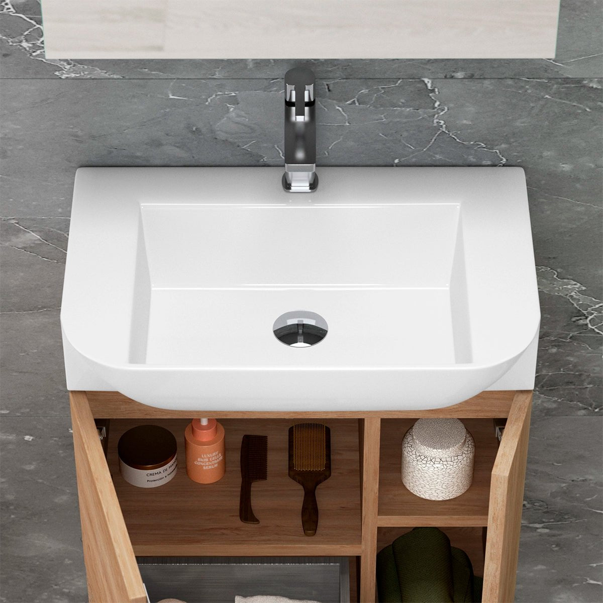 Lavabo de fondo reducido Bali - Thebath
