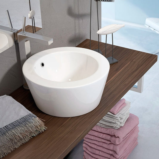Lavabo cerámica extra grueso sobre encimera Menfis - Thebath