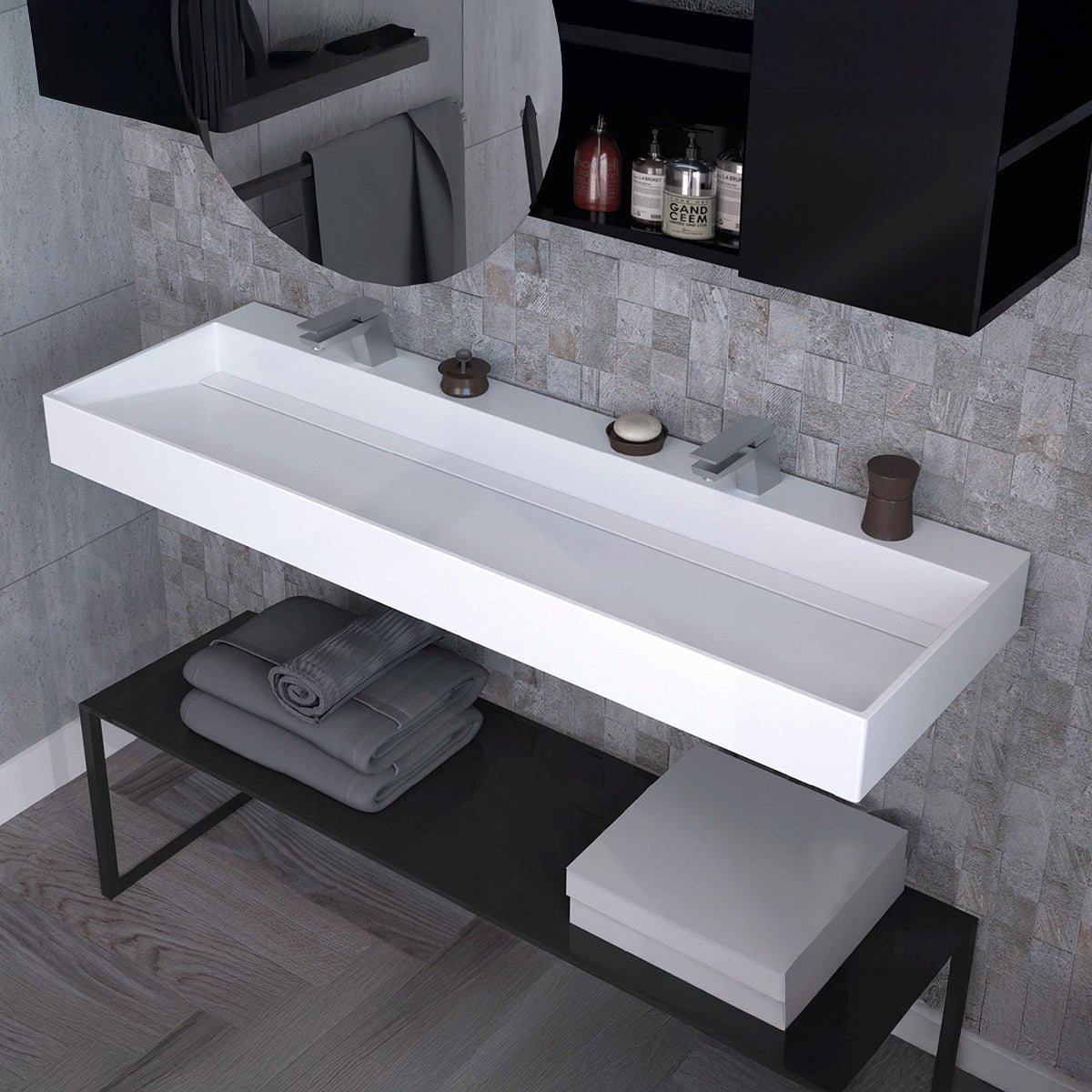 Lavabo sin rebosadero Quarter - Thebath