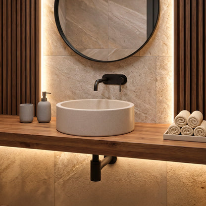 Lavabo de cemento para baño Sobia