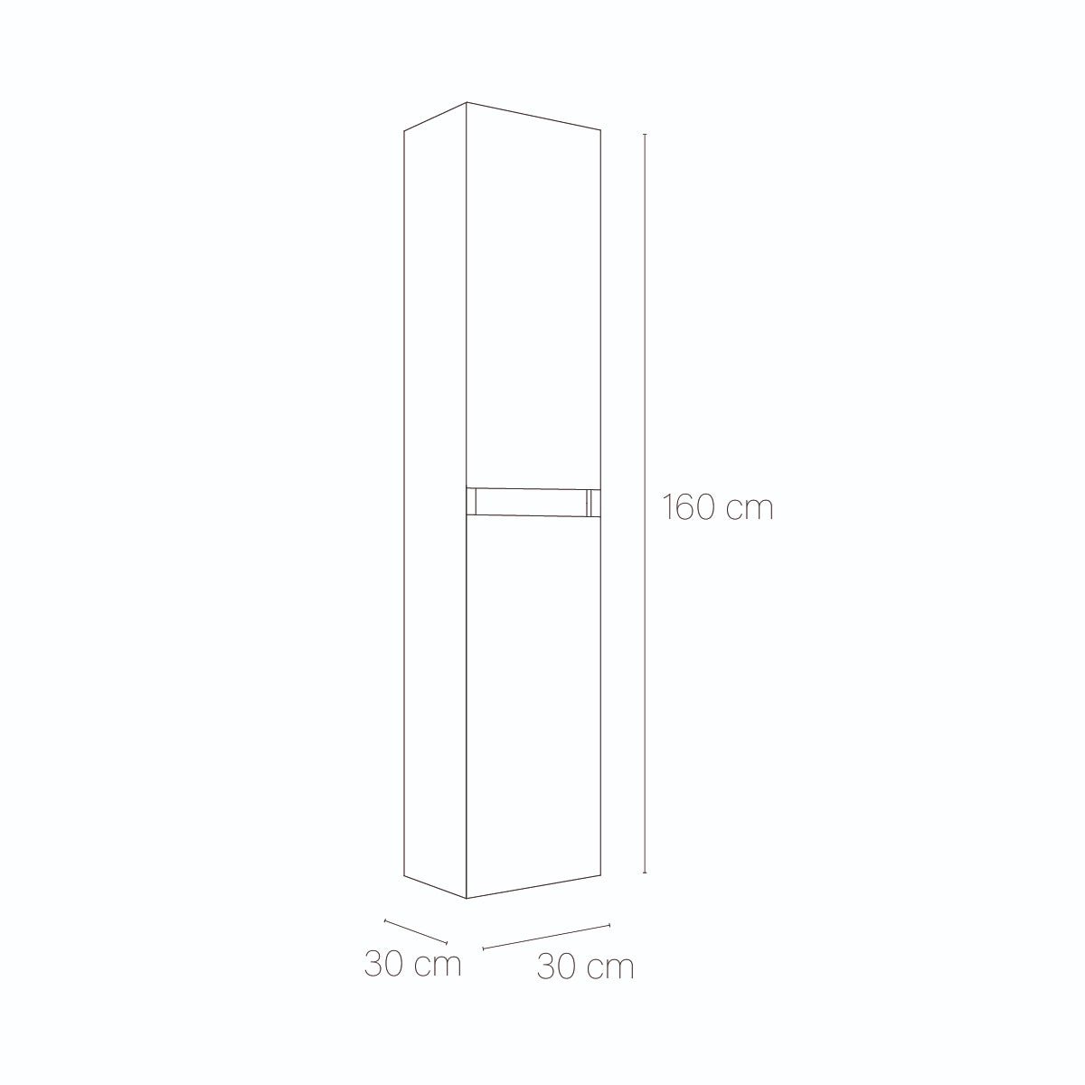 Armario columna baño Esencial - The Bath