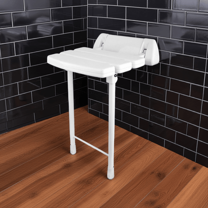Asiento para ducha abatible con soporte - Thebath
