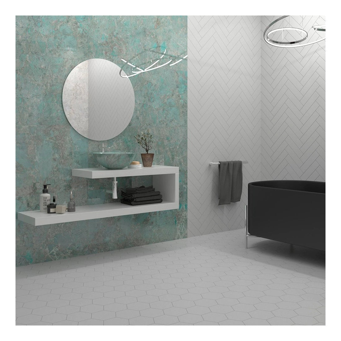 Azulejo para baño Amazonite 60x120