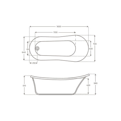Bañera con patas Cavelly - Thebath
