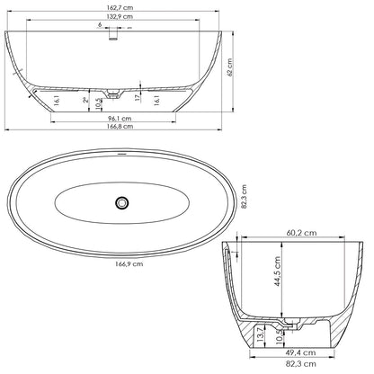 Bañera exenta Safira