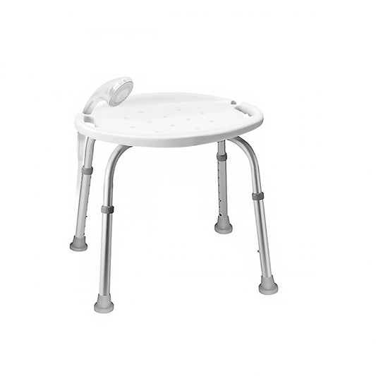 Banqueta con soporte de alcachofa de ducha