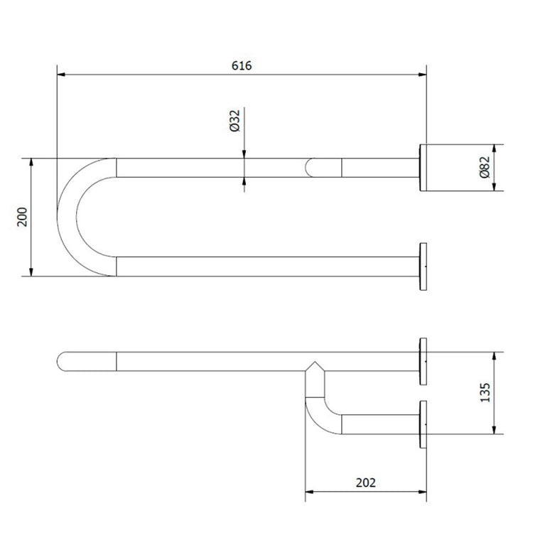 Barra minusválidos fija Epoxi