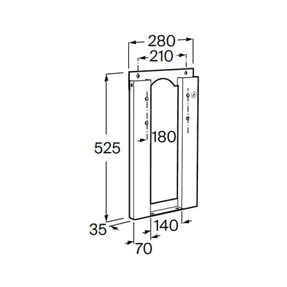 Bastidor bidé suspendido Roca In - Wall - The Bath