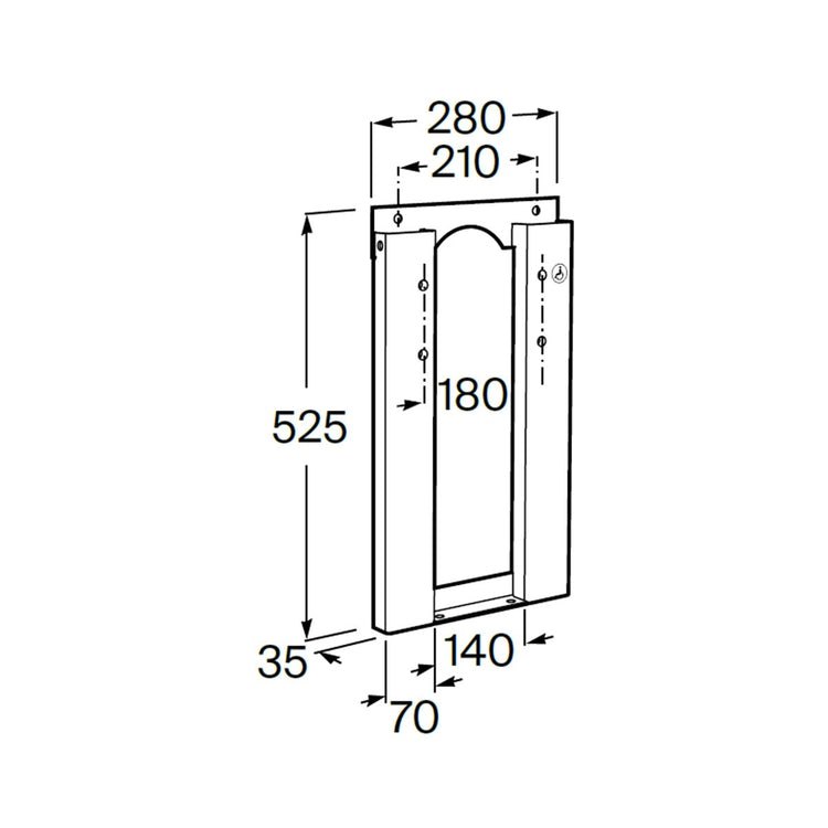 Bastidor bidé suspendido Roca In-Wall