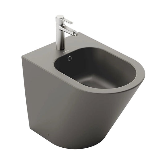 Bidé a suelo gris mate Venecia