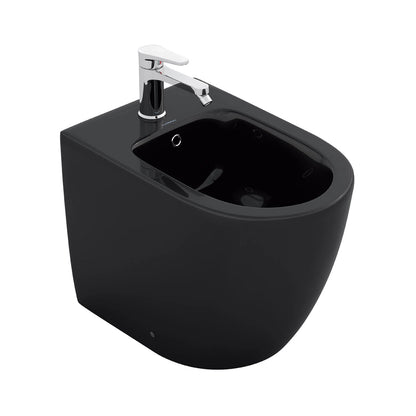 Bidé a suelo negro brillo Verona - Thebath
