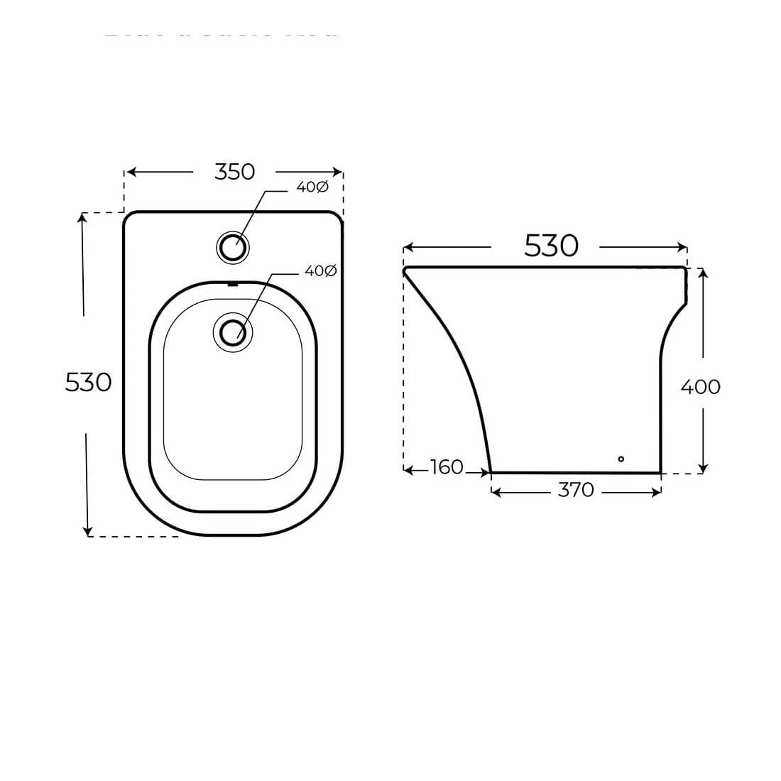 Bide de baño Koap