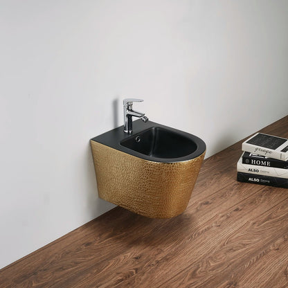 Bidé suspendido Negro - Oro Umbra - The Bath