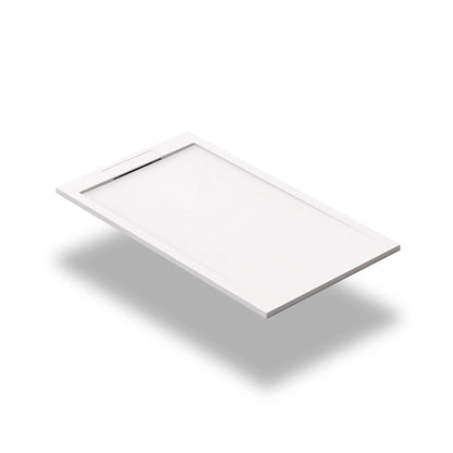 Plato de ducha resina textura pizarra Carnac - Thebath