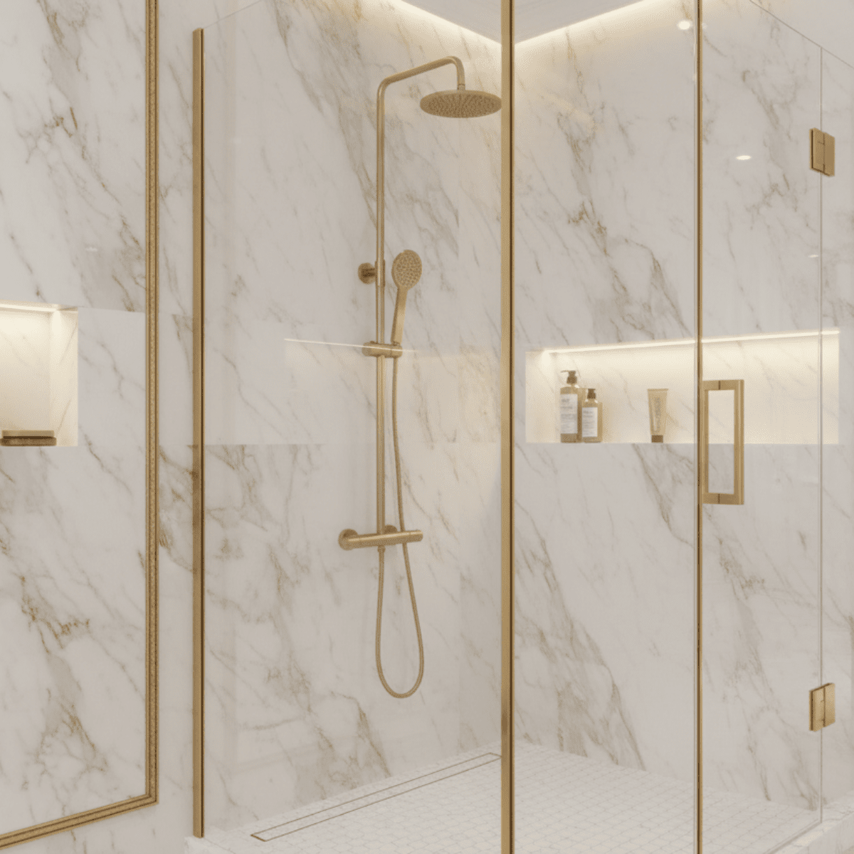 Columna ducha dorada Jamaica - Thebath