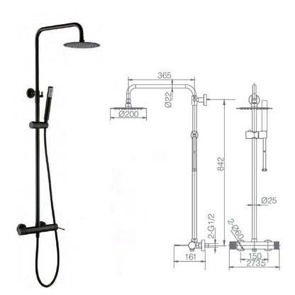 Columna ducha Line
