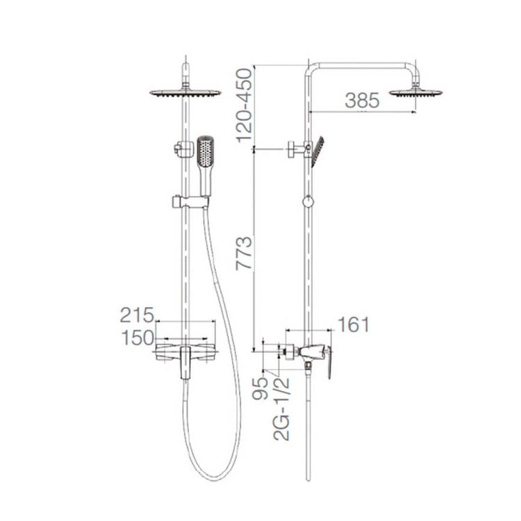 Columna ducha Escocia