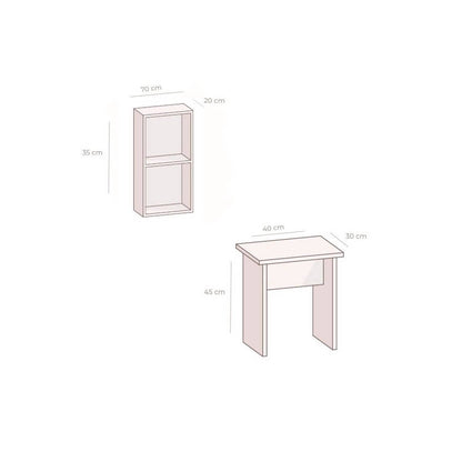 Conjunto de mueble ELE 120 Zaín