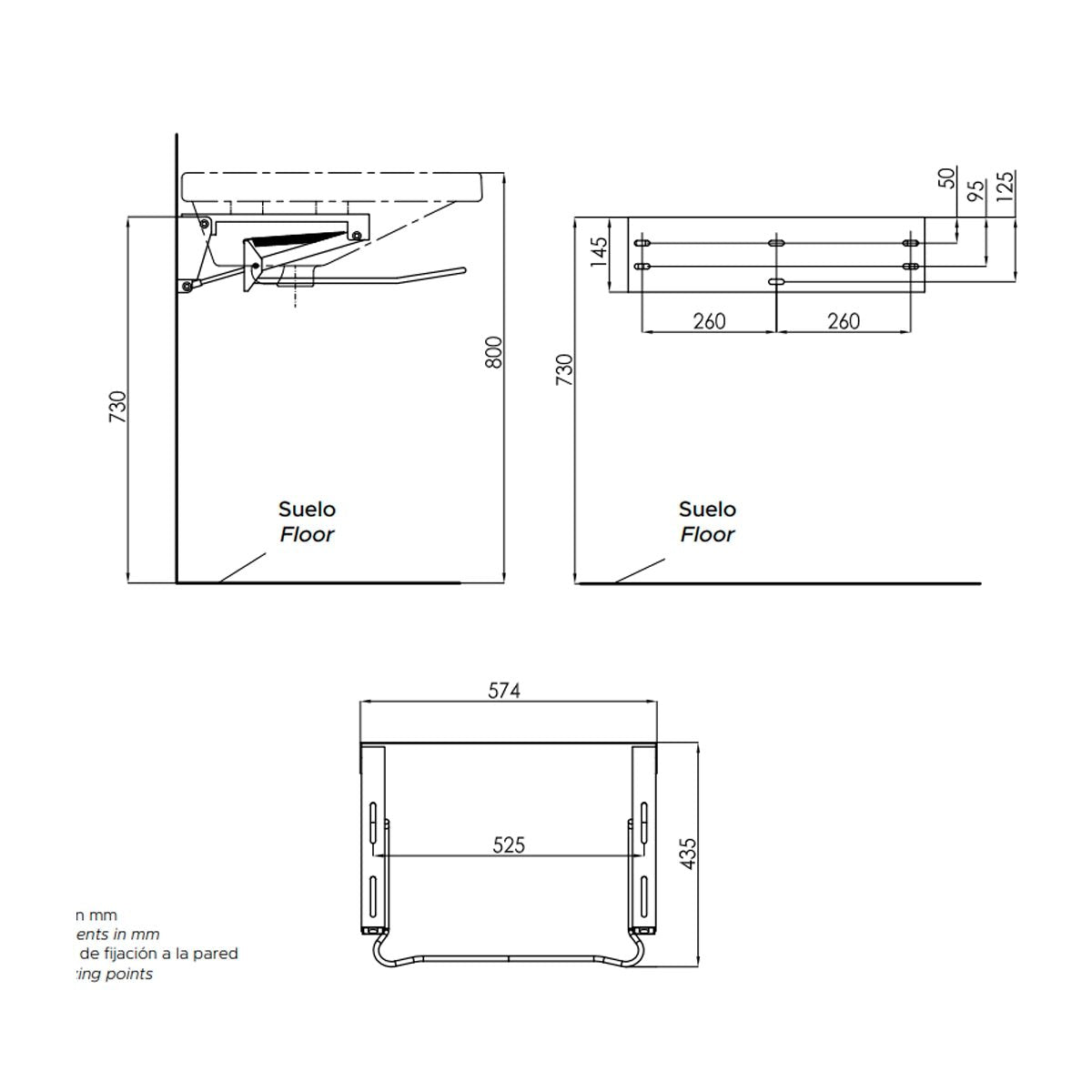 Conjunto Lavabo PMR Neumatico - Thebath