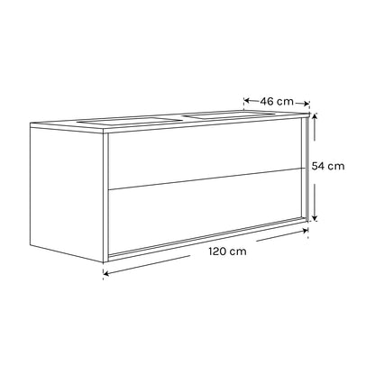 Conjunto mueble baño suspendido Doly - Thebath