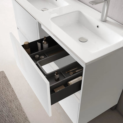 Conjunto mueble lavabo 1 seno Porto - The Bath