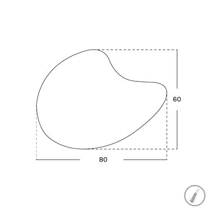Espejo forma irregular Sira