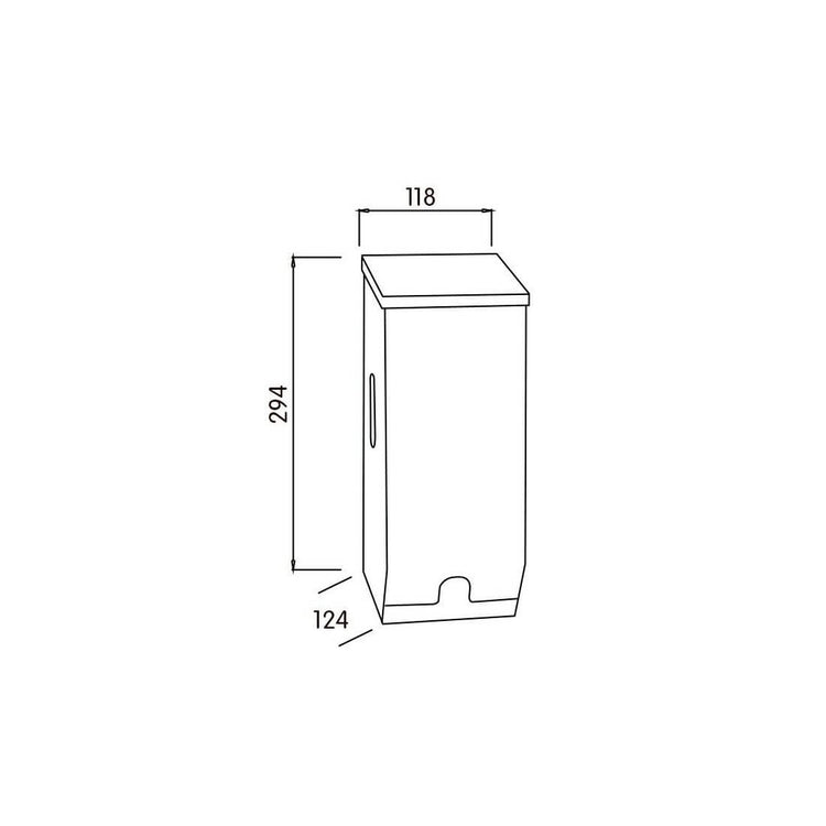 Dispensador de papel higienico Universal