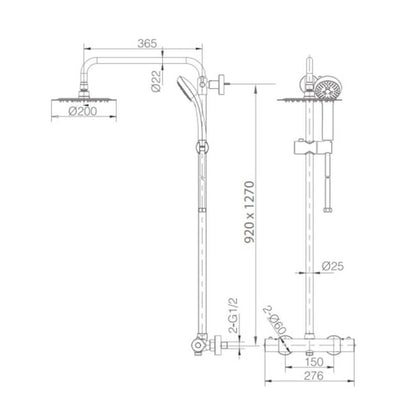Ducha Termostática Kent - Thebath
