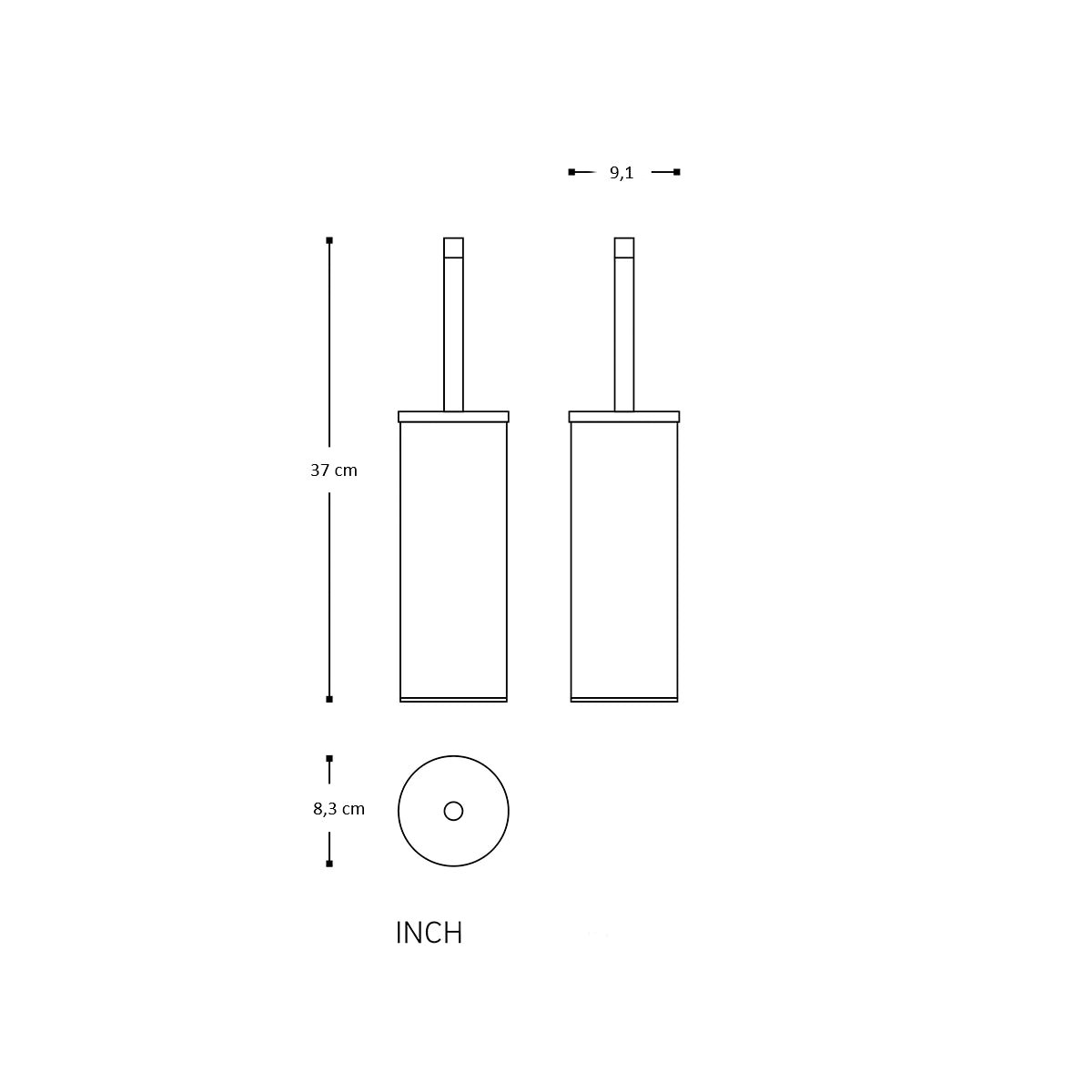 Escobilla WC suelo Start - Thebath