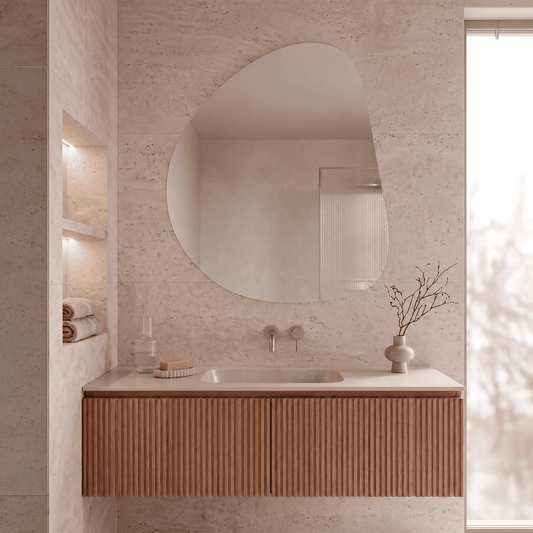 Espejo baño forma irregular Altair Nol - The Bath