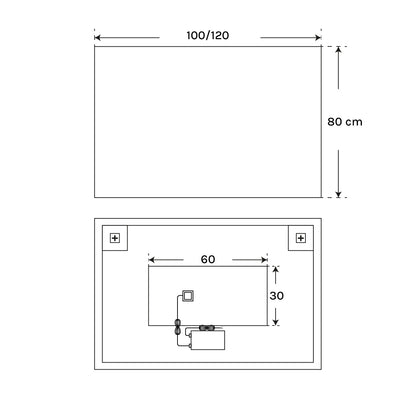 Espejo baño grande Neva - Thebath