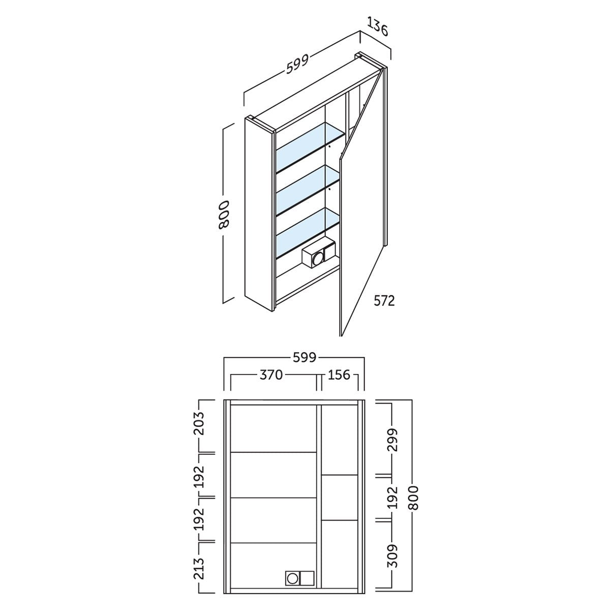 Espejo camerino baño Skyline - The Bath