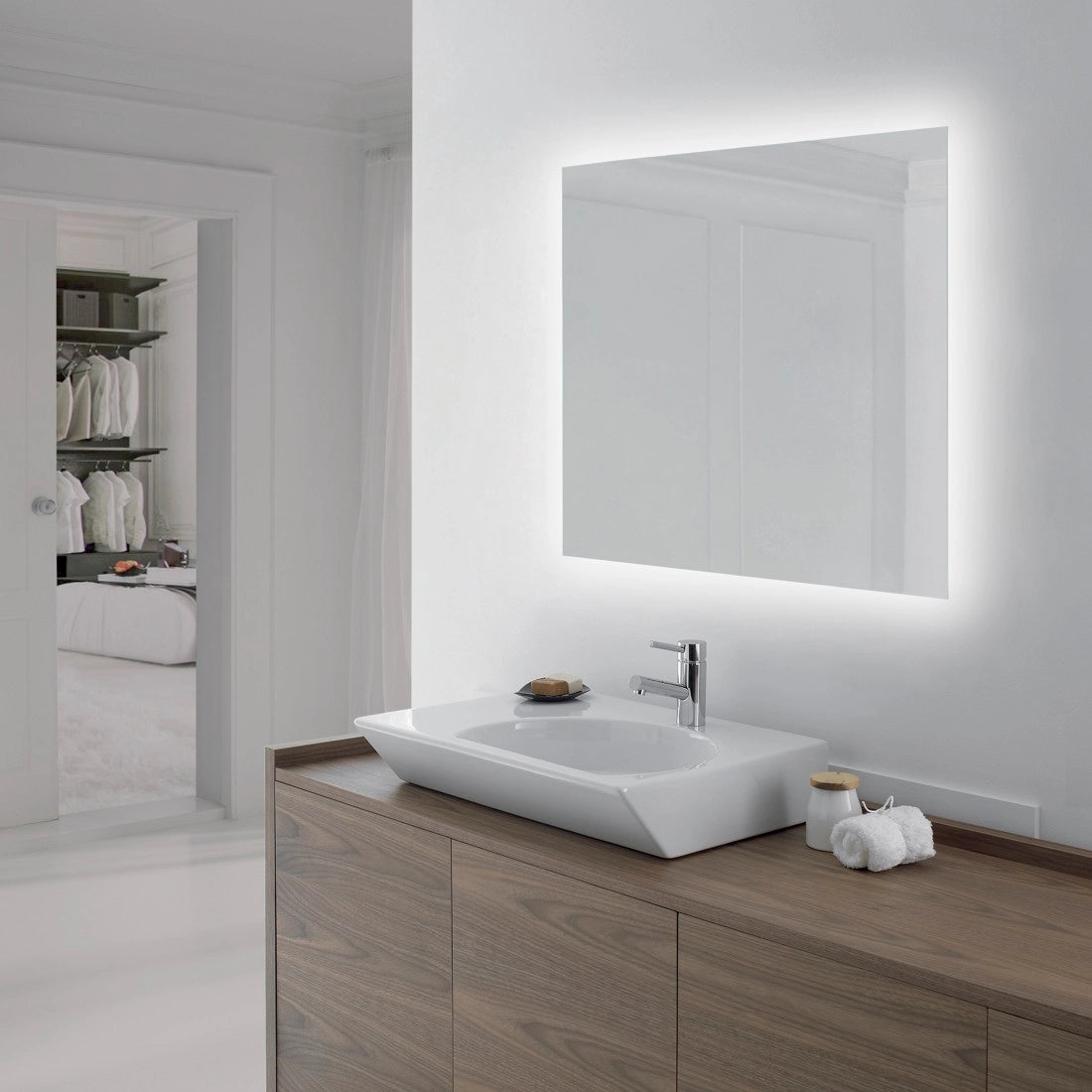 Espejo Centaurus con iluminación LED decorativa (AC 230V 50Hz)