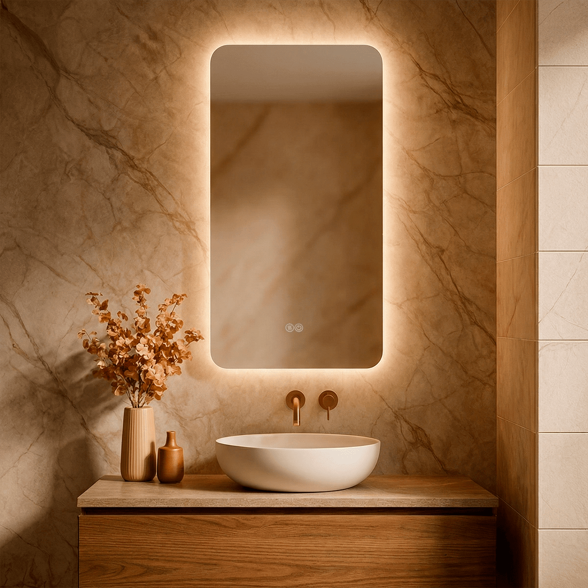 Espejo con luz led Hera - Thebath