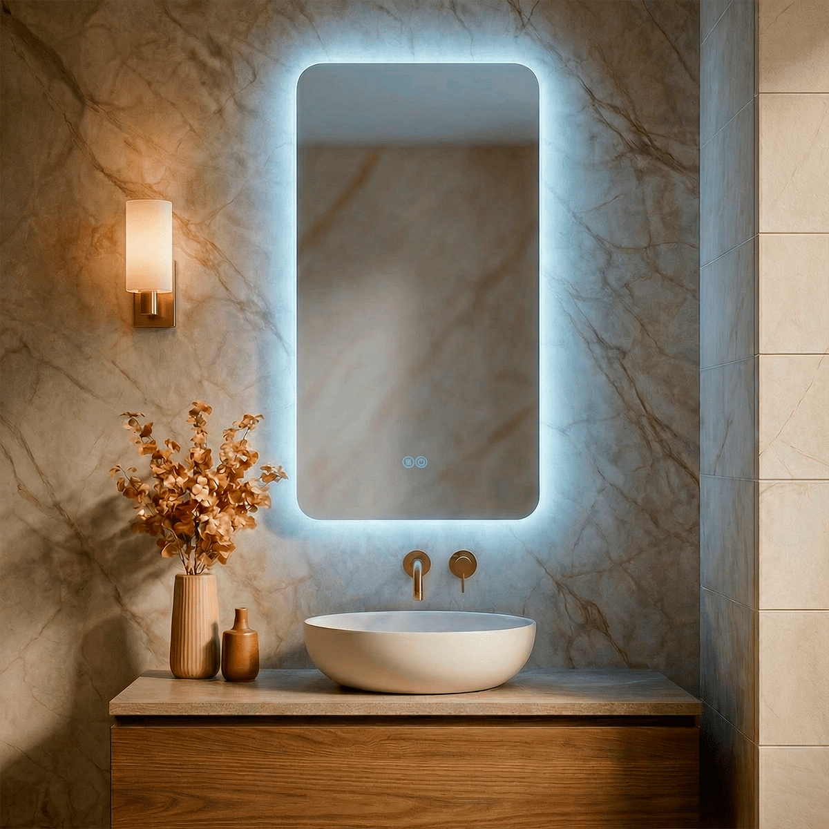 Espejo con luz led Hera - Thebath