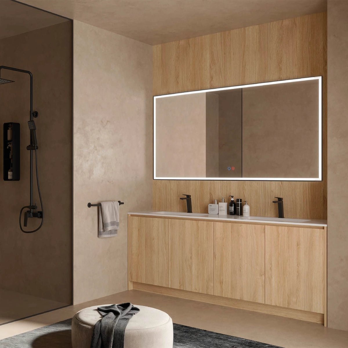 Espejo con luz led Suiza - Thebath
