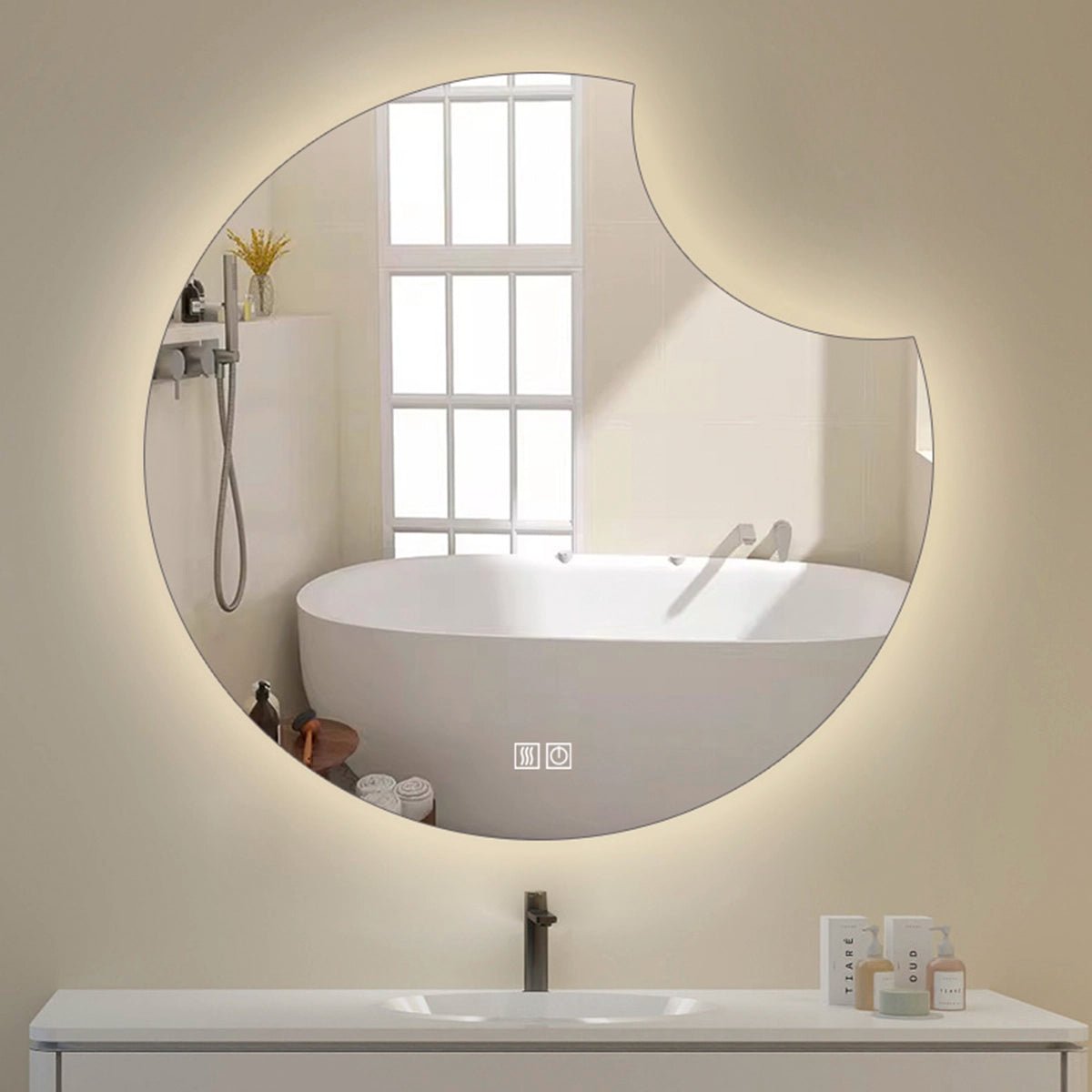 Espejo con luz Venus - Thebath