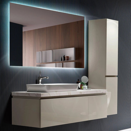 Espejo cuadrado con luz led Suecia