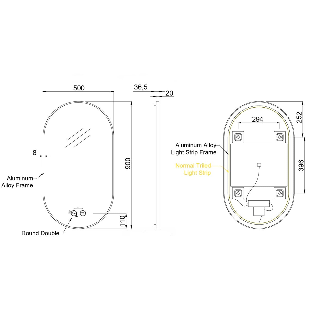 Espejo curva Tokyo - Thebath