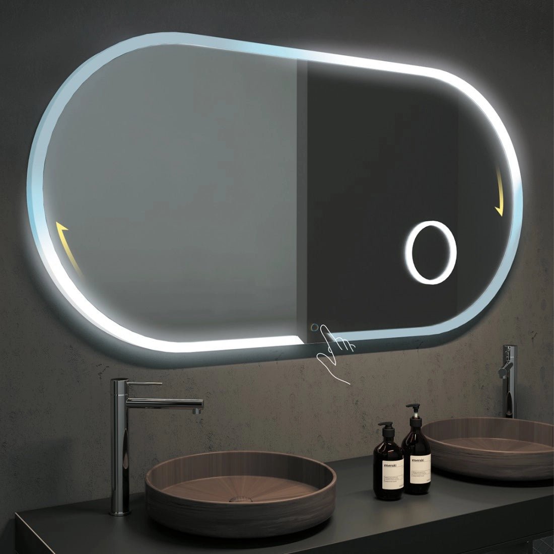 Espejo de baño aumento Indiana