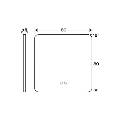 Espejo de baño con Luz Led Emma - The Bath