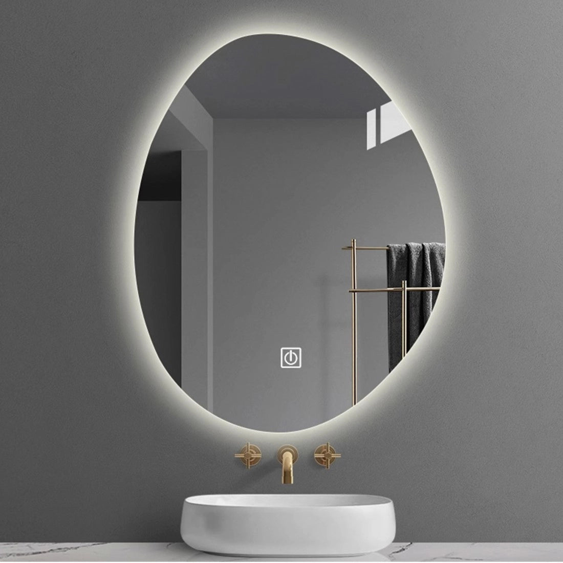 Espejo de baño con luz led Fenix