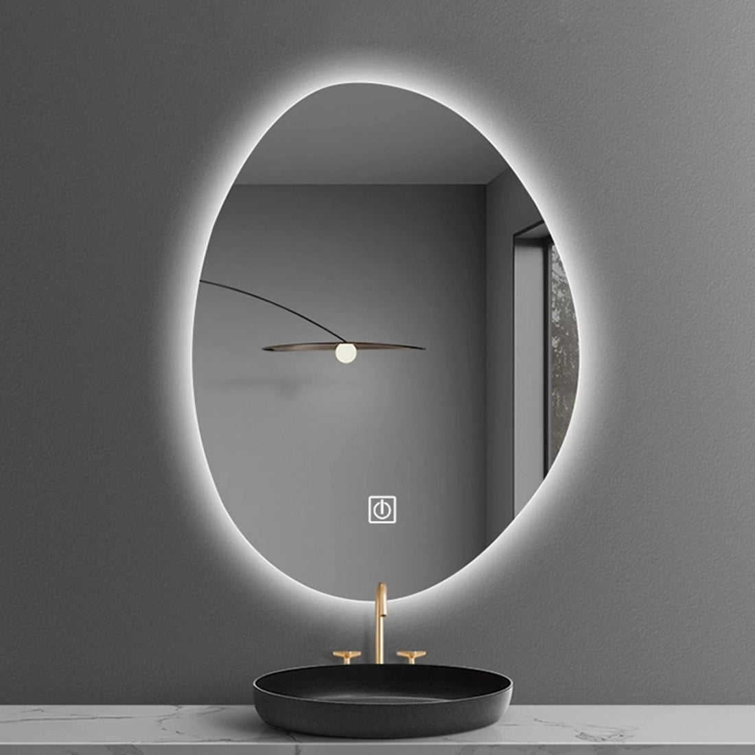 Espejo de baño con luz led Fenix