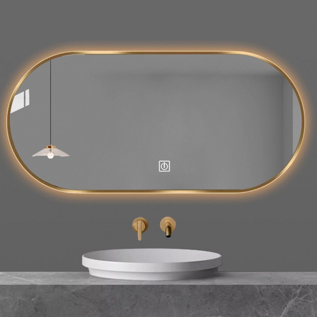 Espejo de baño doble sensor Eneas