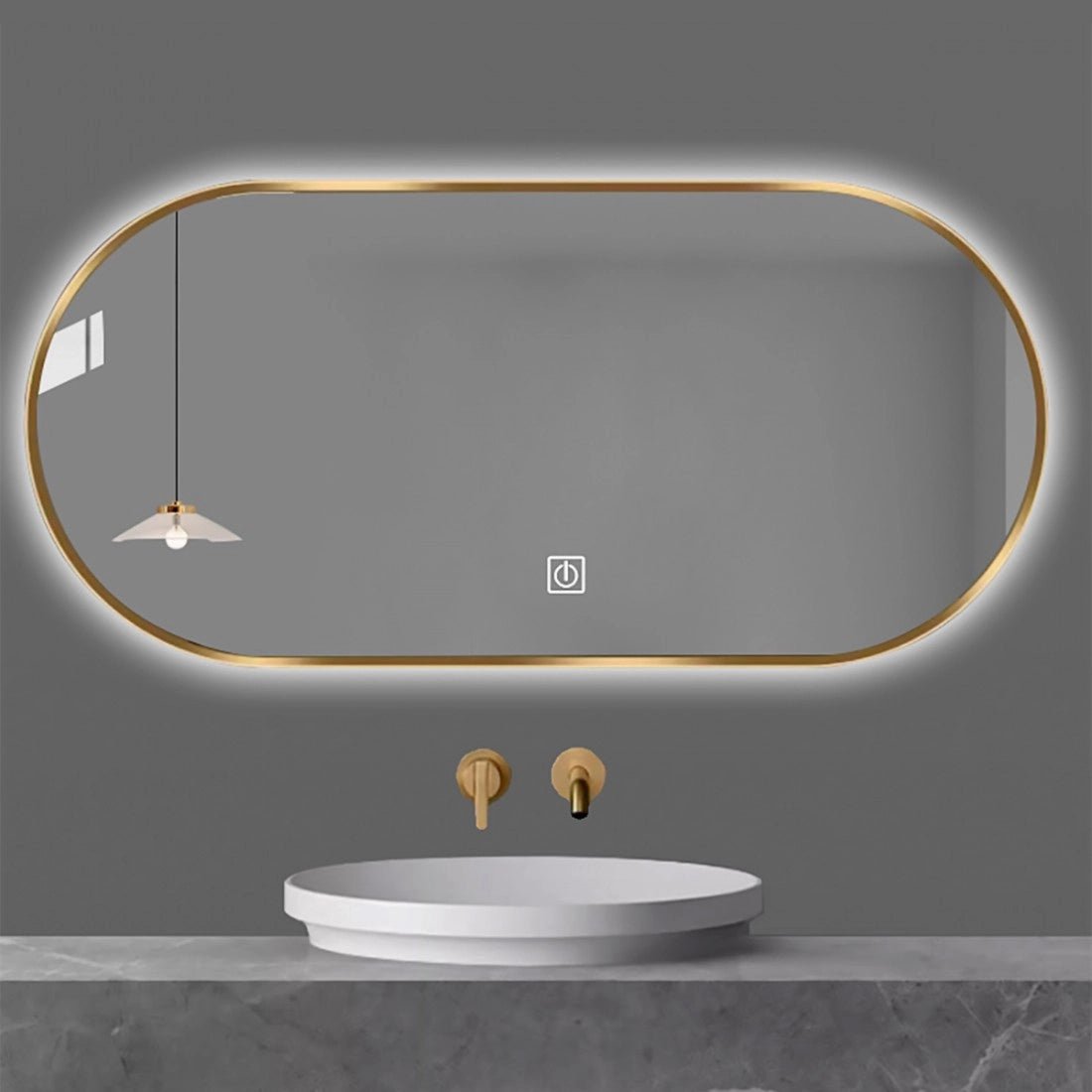 Espejo de baño doble sensor Eneas