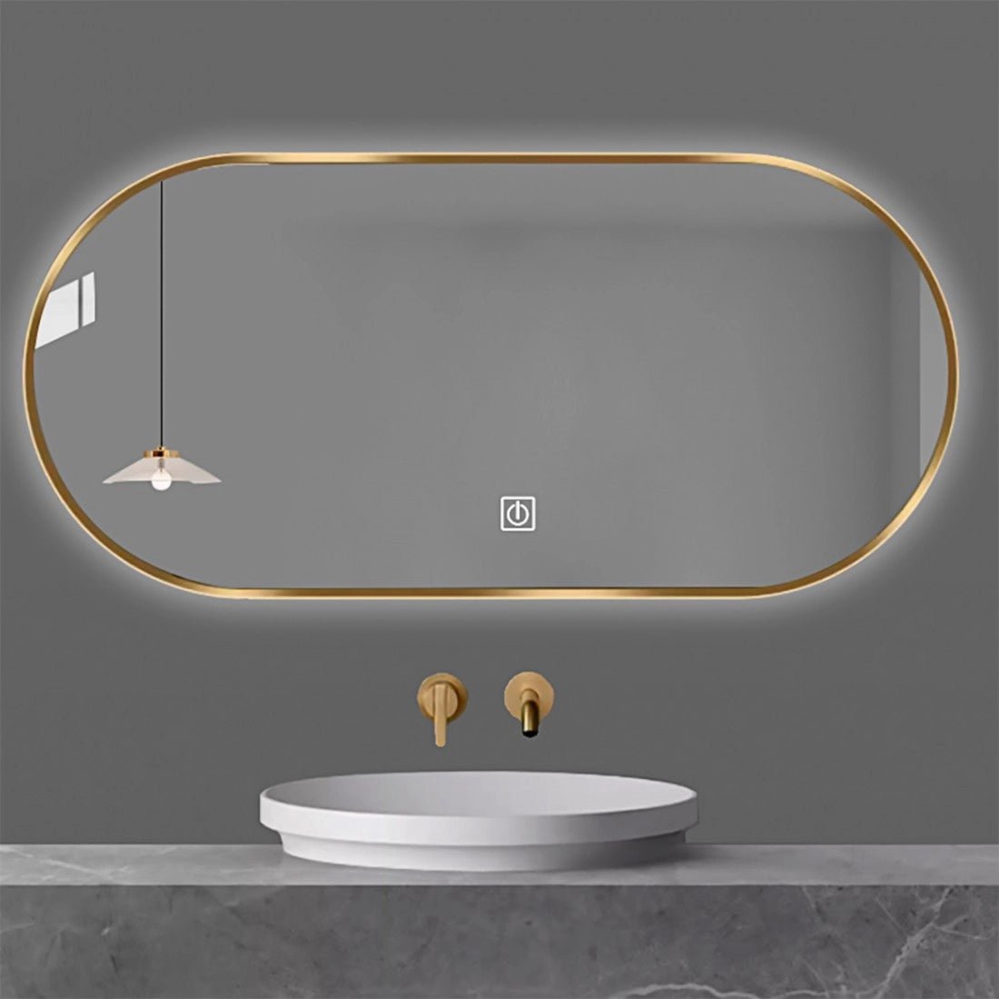 Espejo de baño doble sensor Eneas