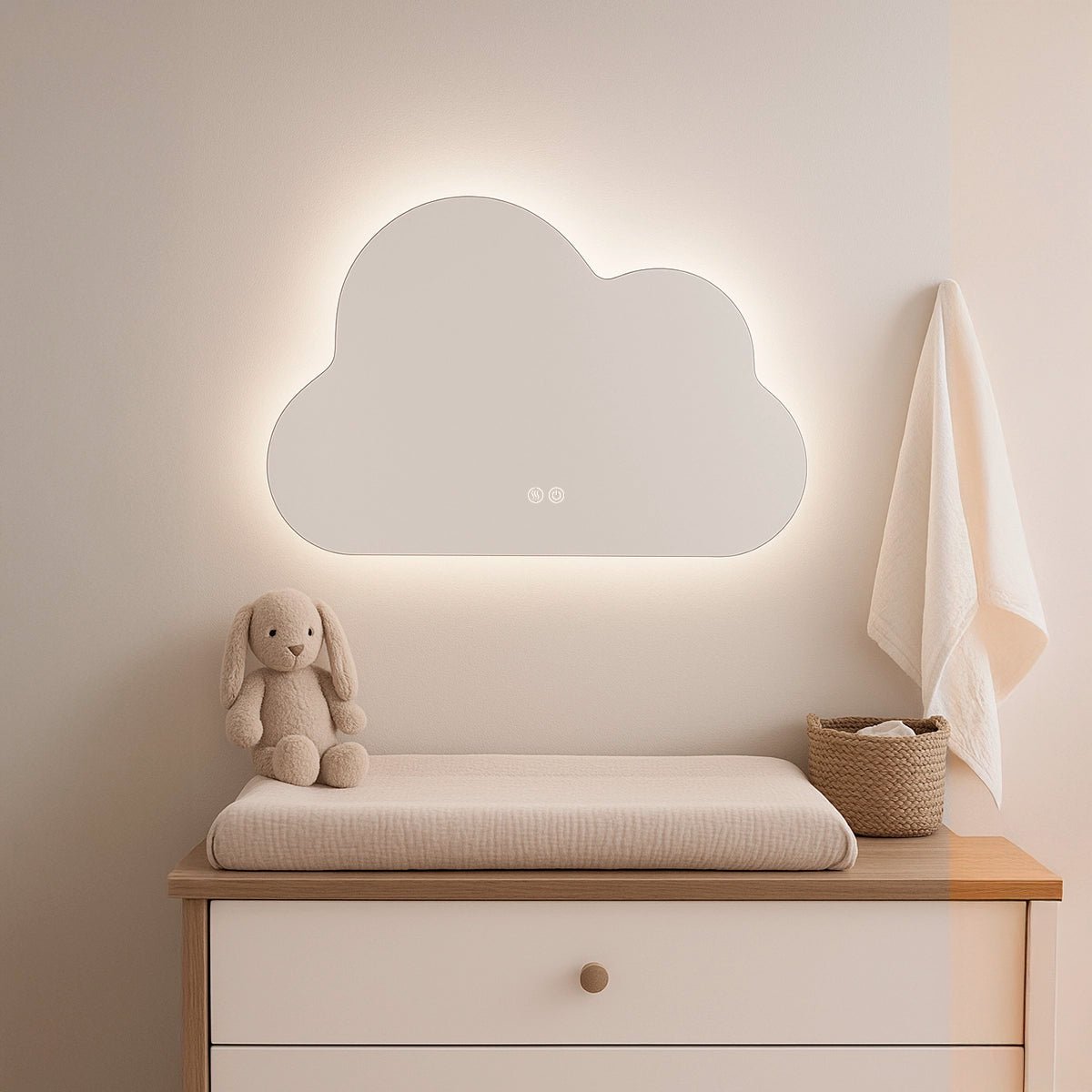 Espejo de baño en forma de nube Fauno - Thebath