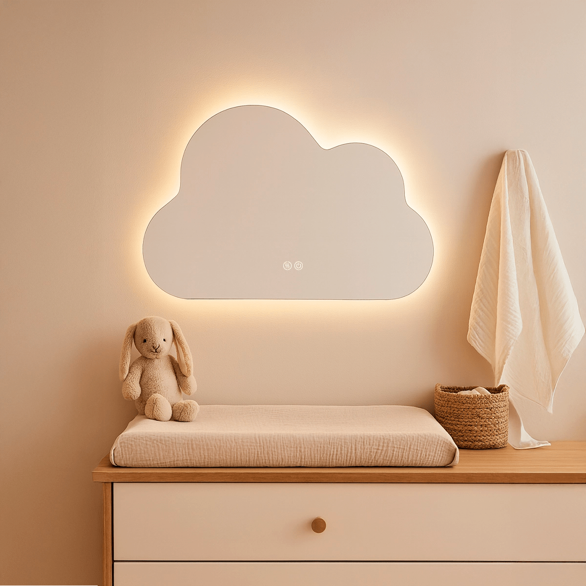 Espejo de baño en forma de nube Fauno - Thebath