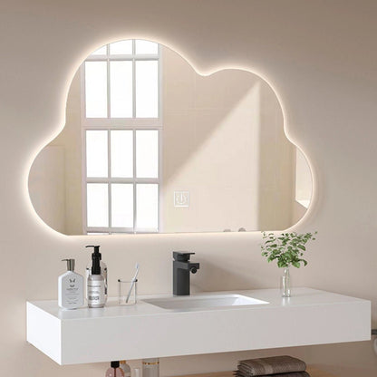 Espejo de baño en forma de nube Fauno