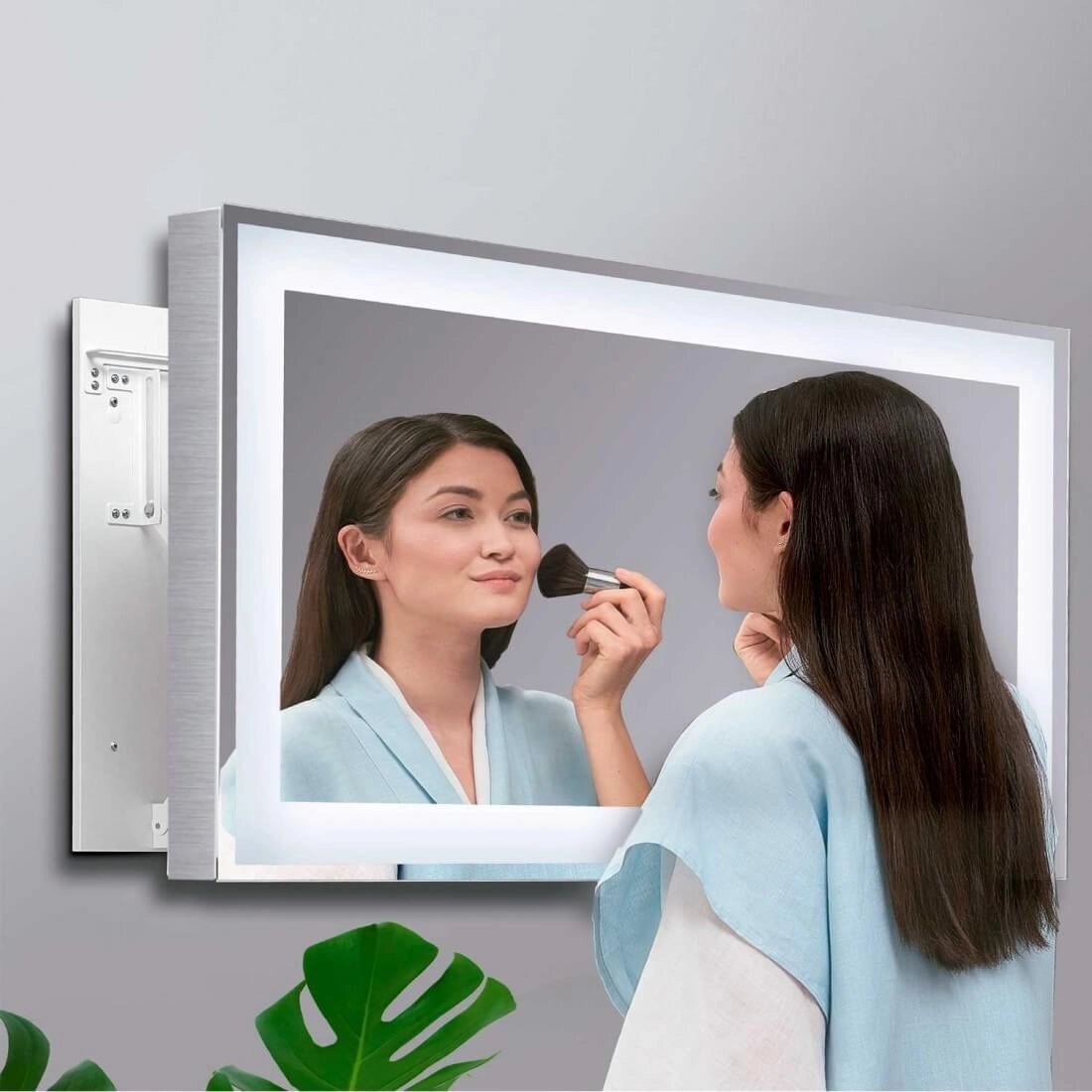 Espejo extensible Led rectangular